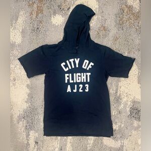 Air Jordan - short-sleeve shirt w/ hoodie